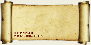 Tijana Vejnović vizit kartica